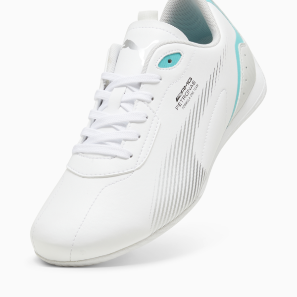 Mercedes-AMG PETRONAS Neo Cat 2.0 Driving Shoes, PUMA White-Sheen Green, large-ZAF