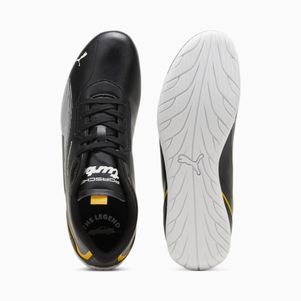 Porsche Legacy Neo Cat 2.0 Driving Shoes, PUMA Black-Lemon Chrome-PUMA White, large-ZAF