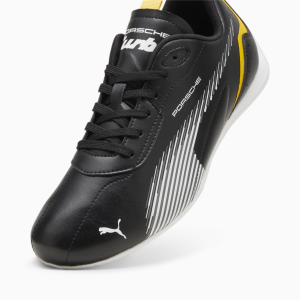 Porsche Legacy Neo Cat 2.0 Driving Shoes, PUMA Black-Lemon Chrome-PUMA White, large-ZAF
