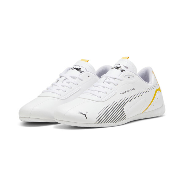 Porsche Legacy Neo Cat 2.0 Driving Shoes, PUMA White-Lemon Chrome, large-ZAF