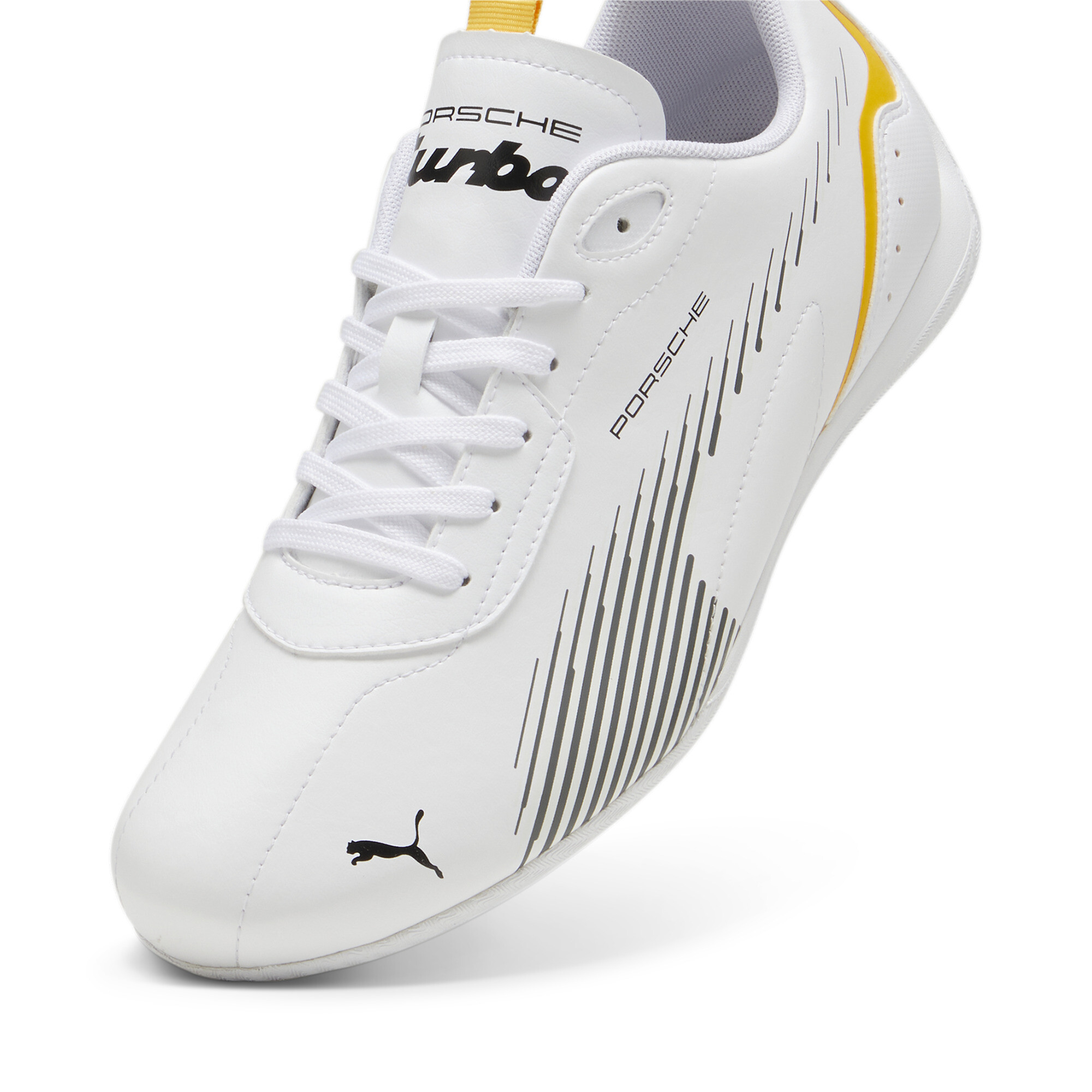 Men's Puma Porsche Legacy Neo Cat 2.0 Driving Shoes, White, Size 38.5, Shoes