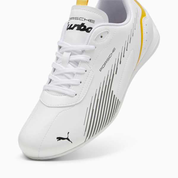 Porsche Legacy Neo Cat 2.0 Driving Shoes, PUMA White-Lemon Chrome, large-ZAF