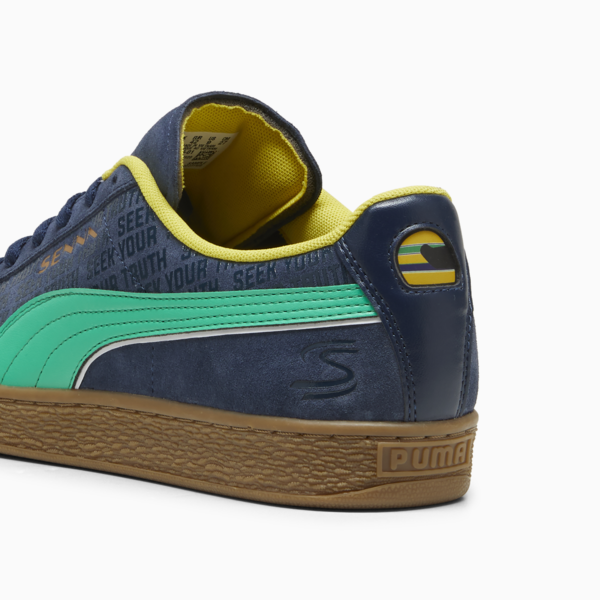 SENNA A VIDA Suede Sneakers Unisex, Club Navy-Faster Yellow, large-ZAF