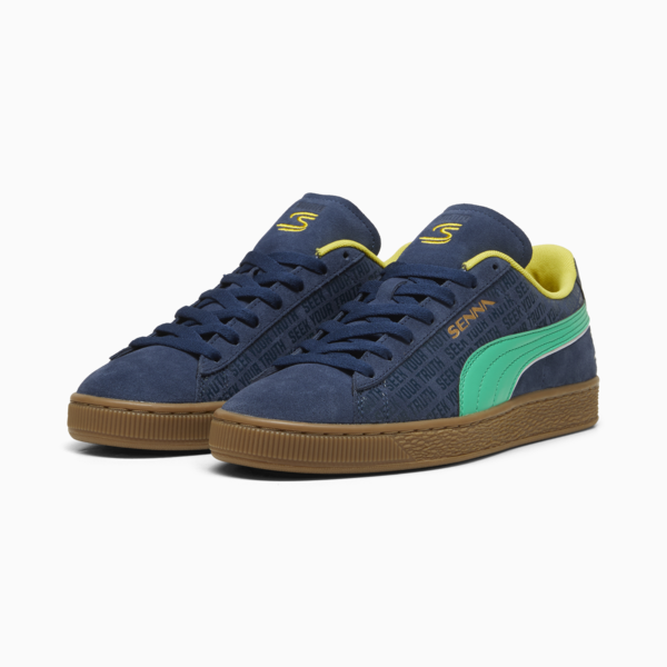 SENNA A VIDA Suede Sneakers Unisex, Club Navy-Faster Yellow, large-ZAF