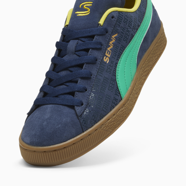 SENNA A VIDA Suede Sneakers Unisex, Club Navy-Faster Yellow, large-ZAF