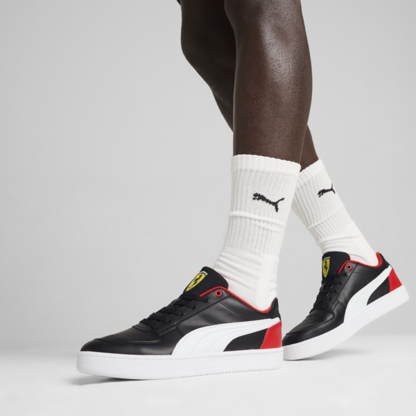 Scuderia Ferrari Caven 2.0 Sneakers, PUMA Black-PUMA White-Rosso Corsa, large-MEX