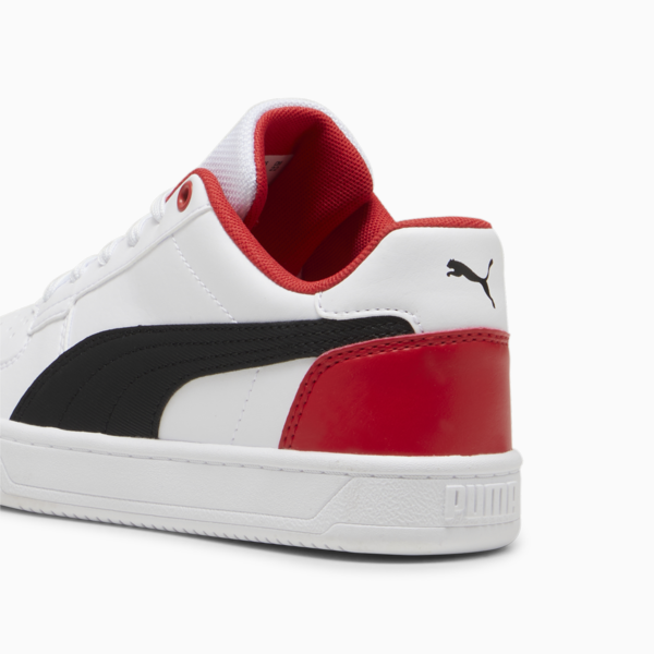 Scuderia Ferrari Caven 2.0 Youth Sneakers, PUMA White-PUMA Black-Rosso Corsa, large-ZAF