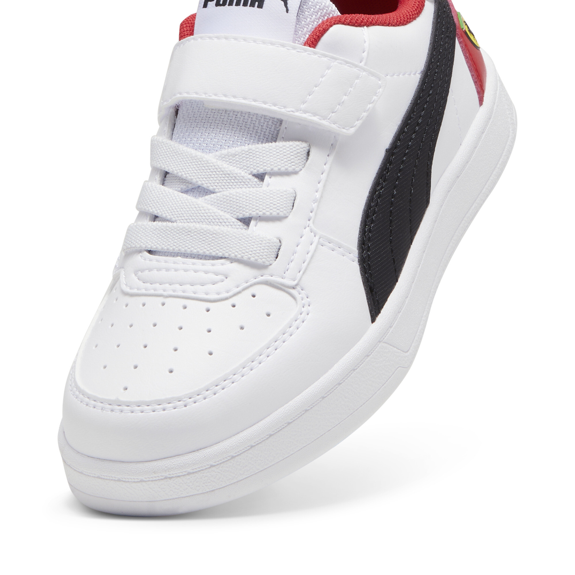 Puma Scuderia Ferrari Caven 2.0 Kids' Sneakers, White, Size 33, Shoes