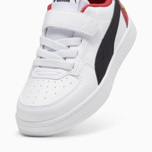 Tenis para niños Scuderia Ferrari Caven 2.0, PUMA White-PUMA Black-Rosso Corsa, large-MEX