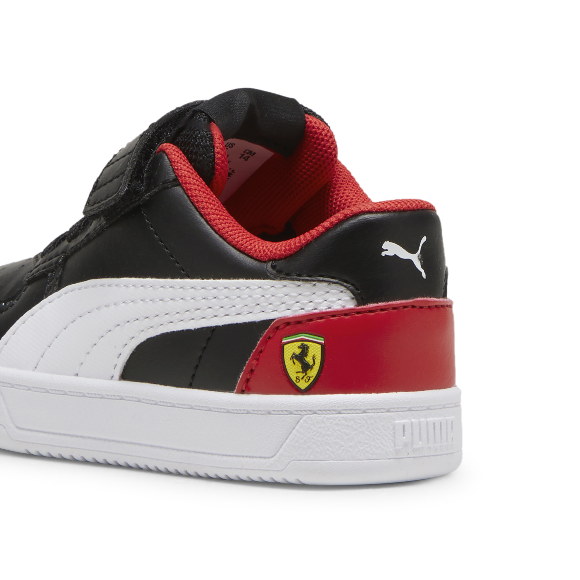 Puma Scuderia Ferrari Caven 2.0 Toddlers' Sneakers, Black, Size 24, Shoes