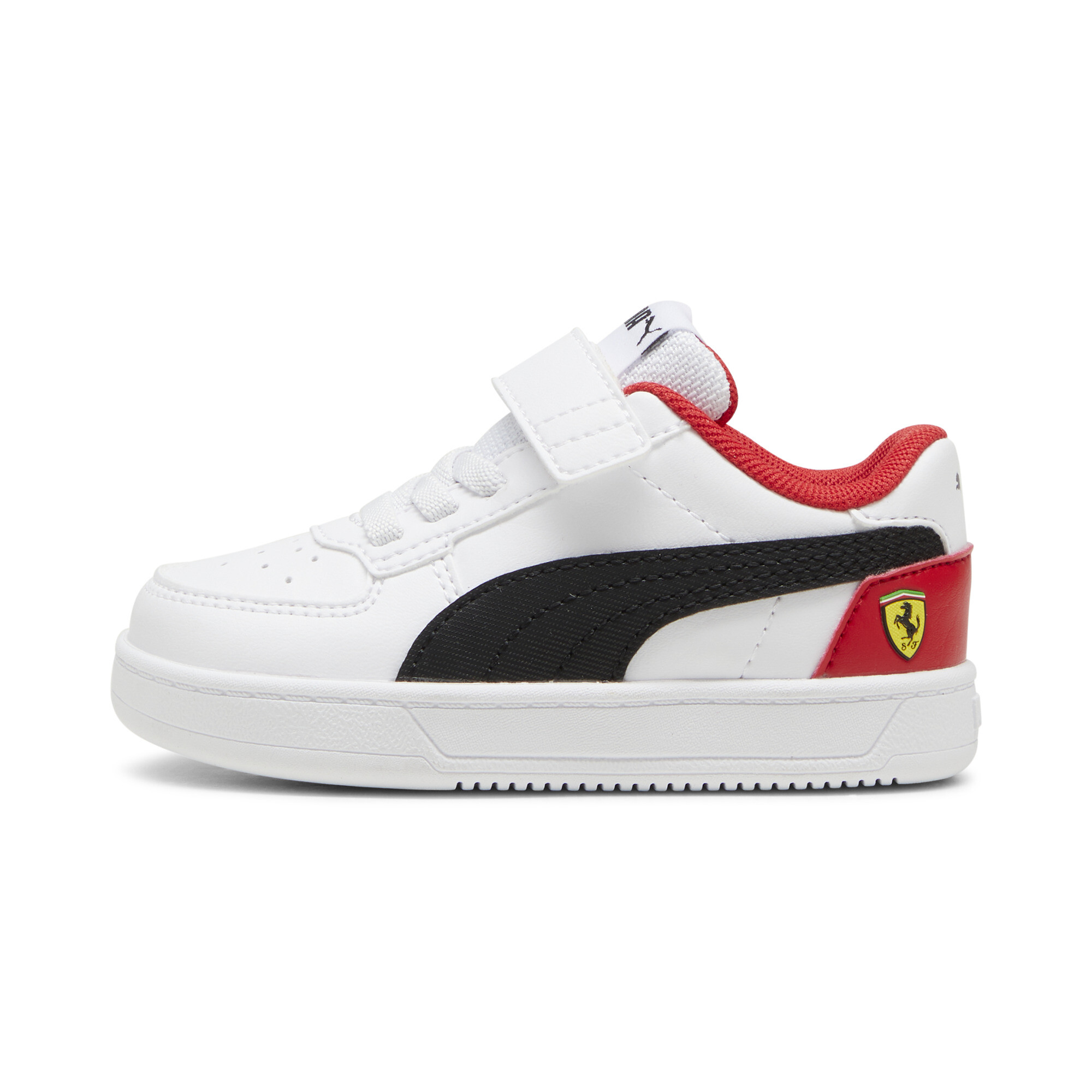 Puma Scuderia Ferrari HP Caven 2.0 Sneakers Baby Schuhe | Mit Colorful | White/Black/Rosso Corsa | Größe: 22