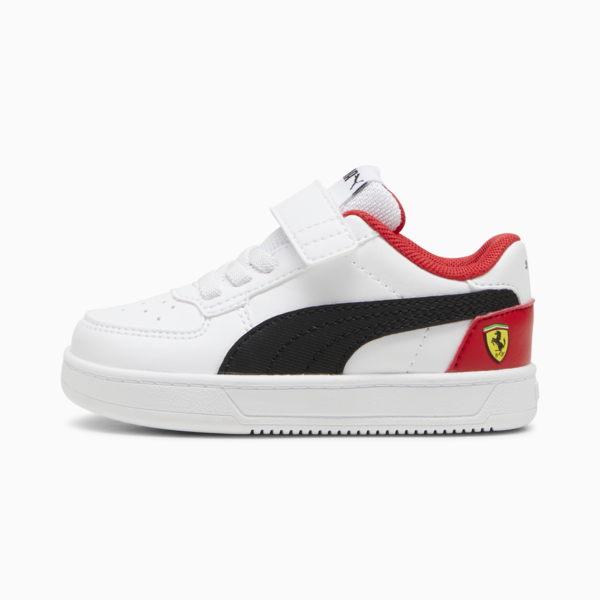 Tenis para bebés Scuderia Ferrari Caven 2.0, PUMA White-PUMA Black-Rosso Corsa, large-MEX