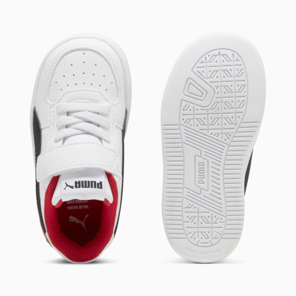 Tenis para bebés Scuderia Ferrari Caven 2.0, PUMA White-PUMA Black-Rosso Corsa, large-MEX