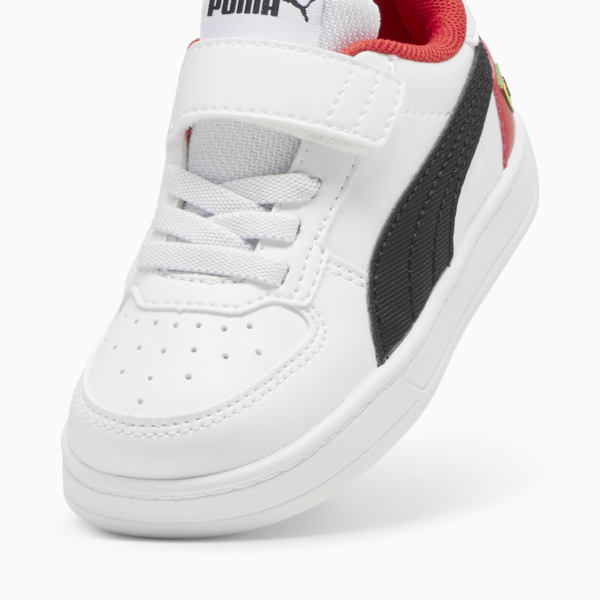 Tenis para bebés Scuderia Ferrari Caven 2.0, PUMA White-PUMA Black-Rosso Corsa, large-MEX