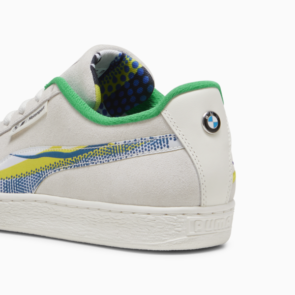 BMW MMS Suede Lichtenstein, Warm White-PUMA Green, large-ZAF