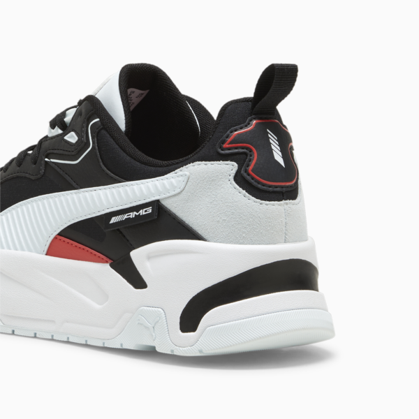 AMG Trinity Unisex Sneakers, PUMA Black-Dewdrop-Active Red, large-ZAF