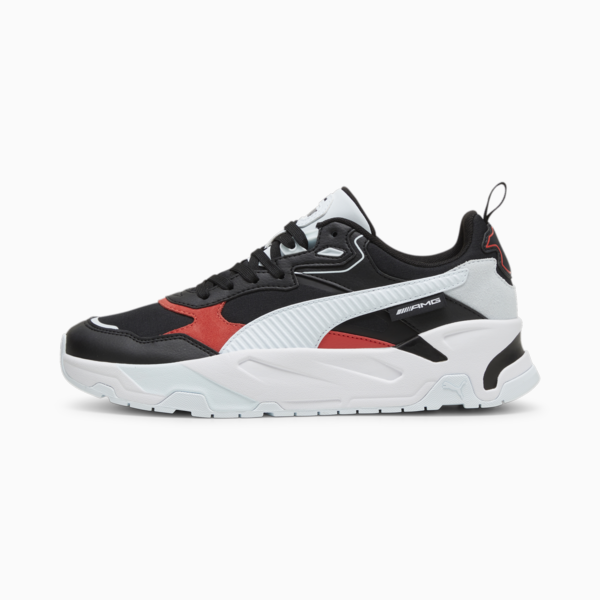 AMG Trinity Unisex Sneakers, PUMA Black-Dewdrop-Active Red, large-ZAF