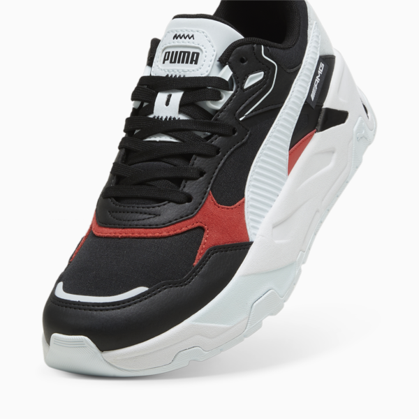 AMG Trinity Unisex Sneakers, PUMA Black-Dewdrop-Active Red, large-ZAF