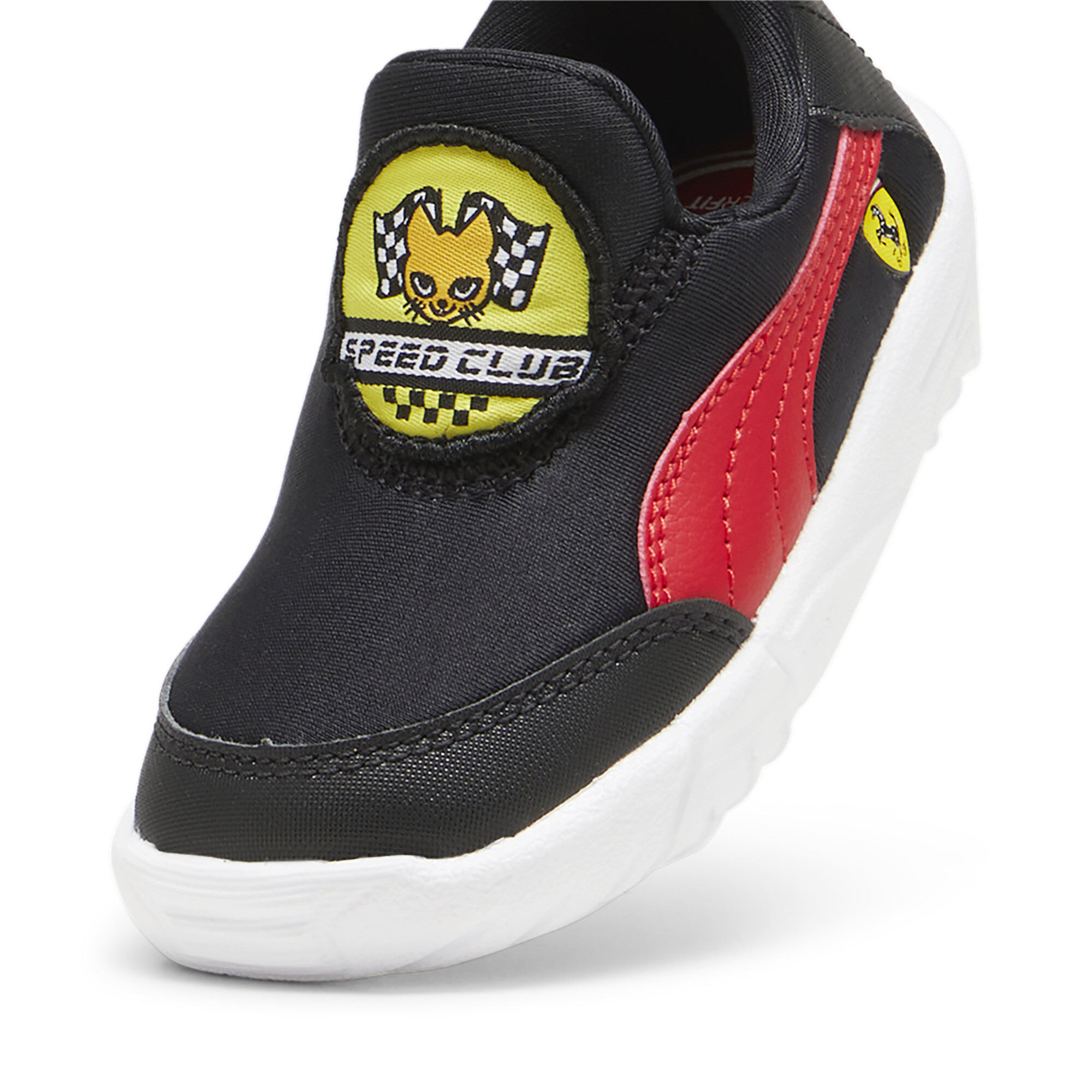 Puma Scuderia Ferrari Bao Kart Toddlers' Motorsport Shoes, Black, Size 21, Shoes