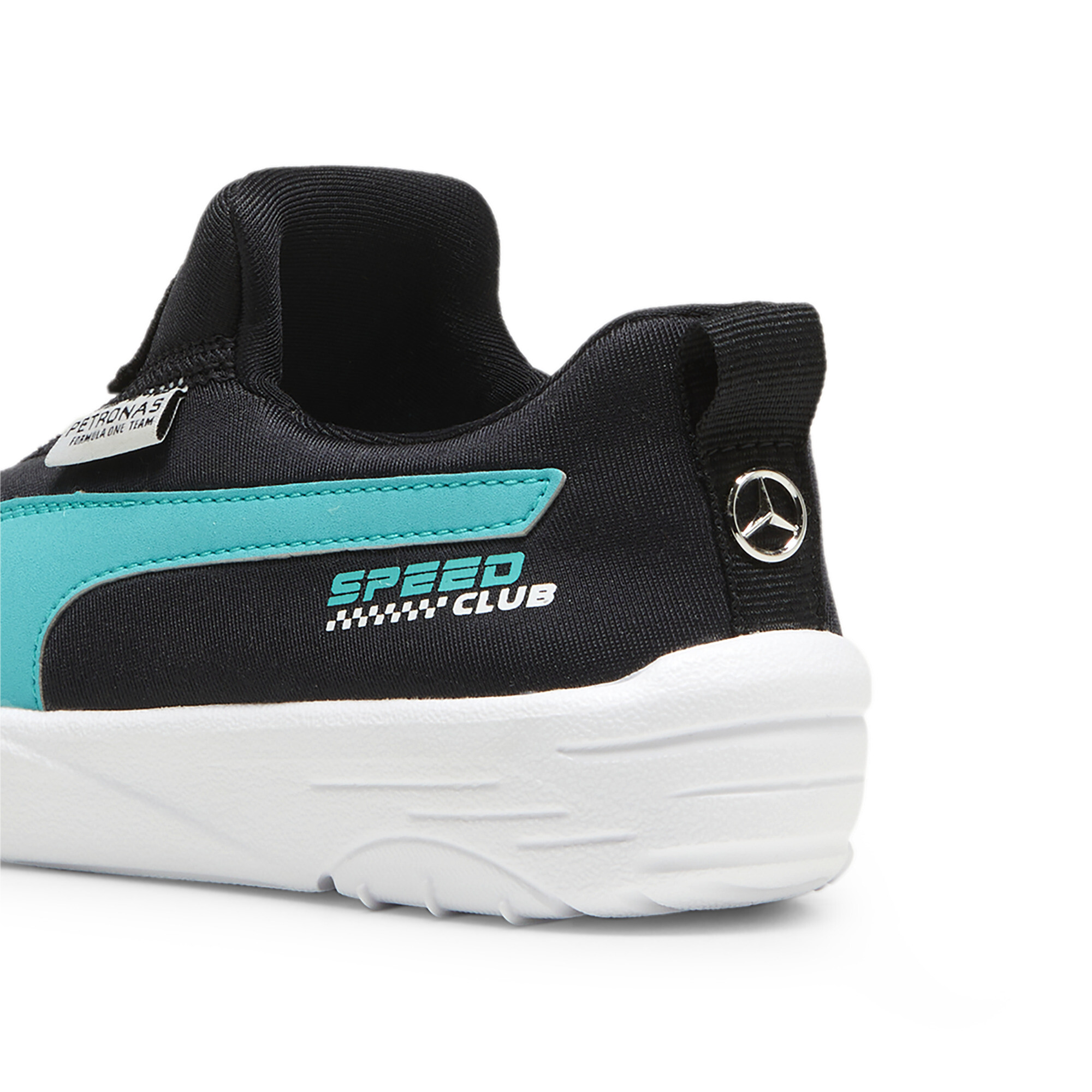 Puma Mercedes-AMG Petronas Motorsport Bao Kart Kids' Shoes, Black, Size 34, Shoes