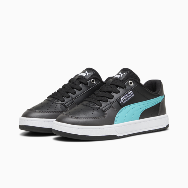 Mercedes-AMG PETRONAS Caven 2.0 Youth Sneakers, PUMA Black-Sheen Green, large-ZAF