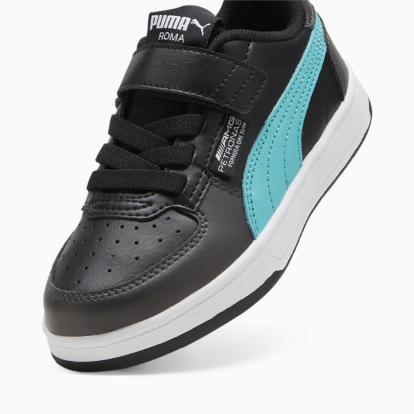 Mercedes-AMG PETRONAS Caven 2.0 Kids' Sneakers, PUMA Black-Sheen Green, large-ZAF