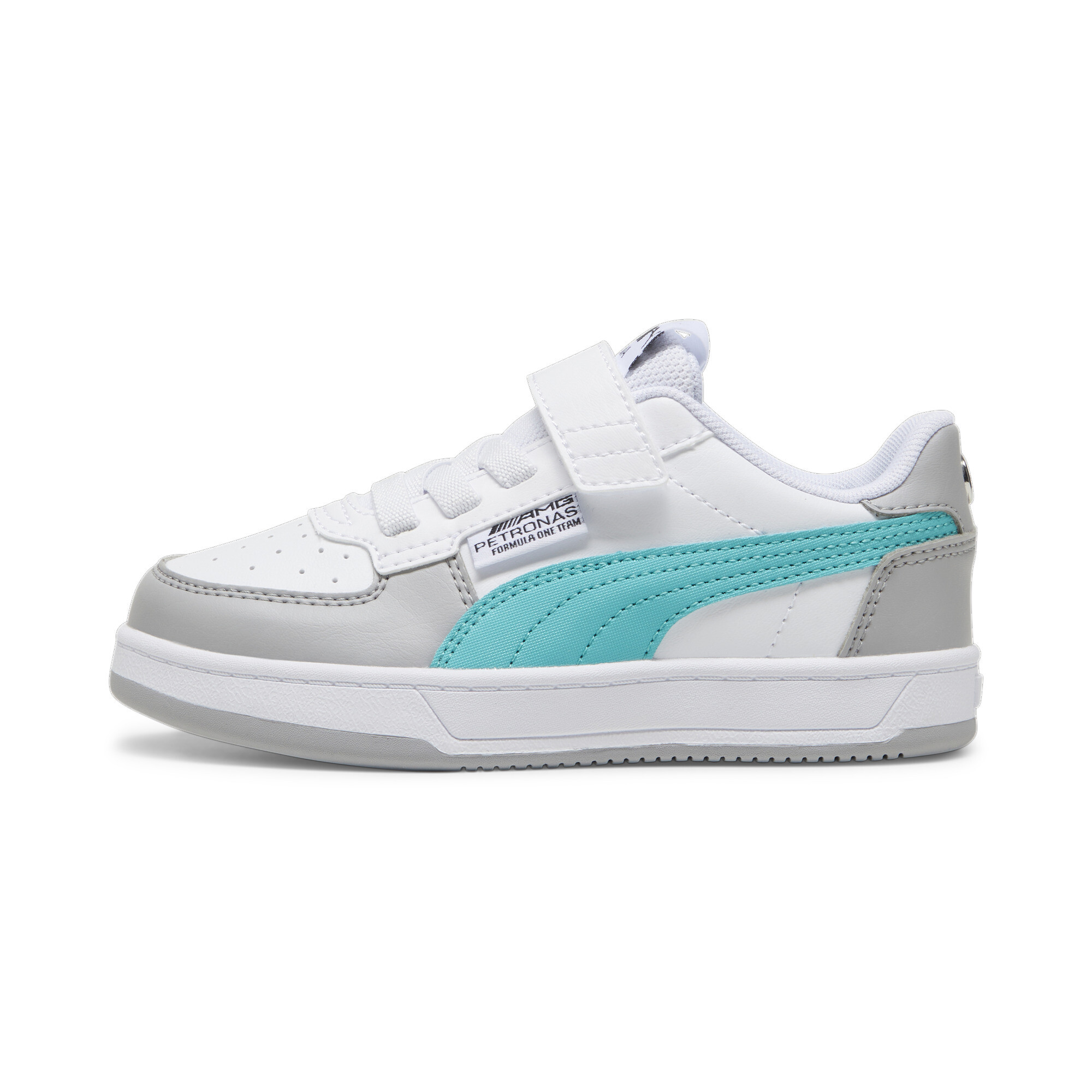 Puma Mercedes-AMG PETRONAS Caven 2.0 Kids' Sneakers, White, Size 35, Shoes