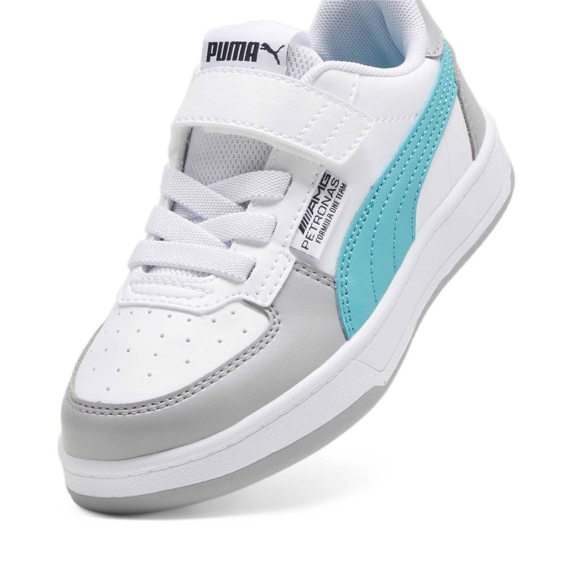 Puma Mercedes-AMG PETRONAS Caven 2.0 Kids' Sneakers, White, Size 35, Shoes