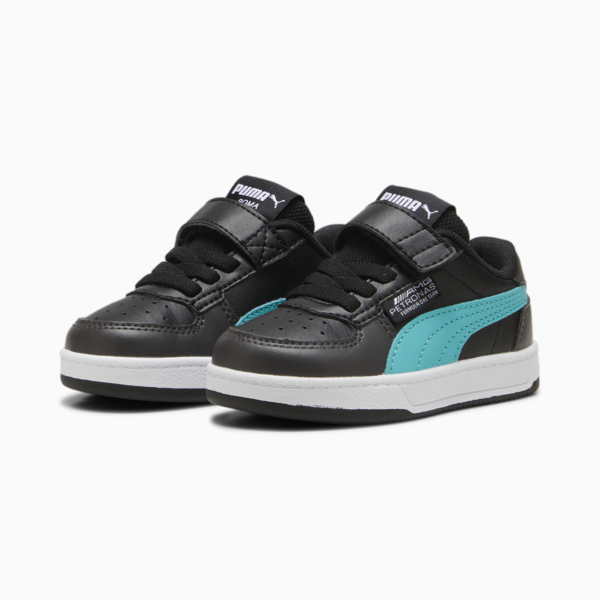 Mercedes-AMG PETRONAS Caven 2.0 Toddlers' Sneakers, PUMA Black-Sheen Green, large-ZAF