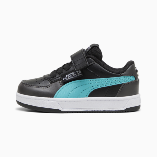 Mercedes-AMG PETRONAS Caven 2.0 Toddlers' Sneakers, PUMA Black-Sheen Green, large-ZAF