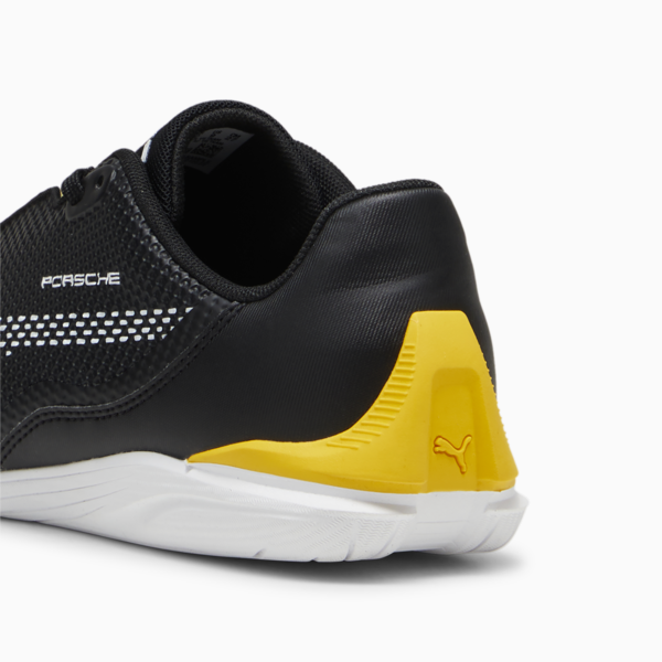 Porsche Legacy Drift Cat Decima Driving Shoes, PUMA Black-Sport Yellow, large-ZAF