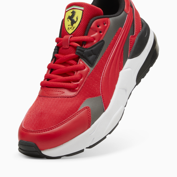 Scuderia Ferrari VIS2K Motorsport Shoe, Rosso Corsa-Puma Aged Silver, large-ZAF