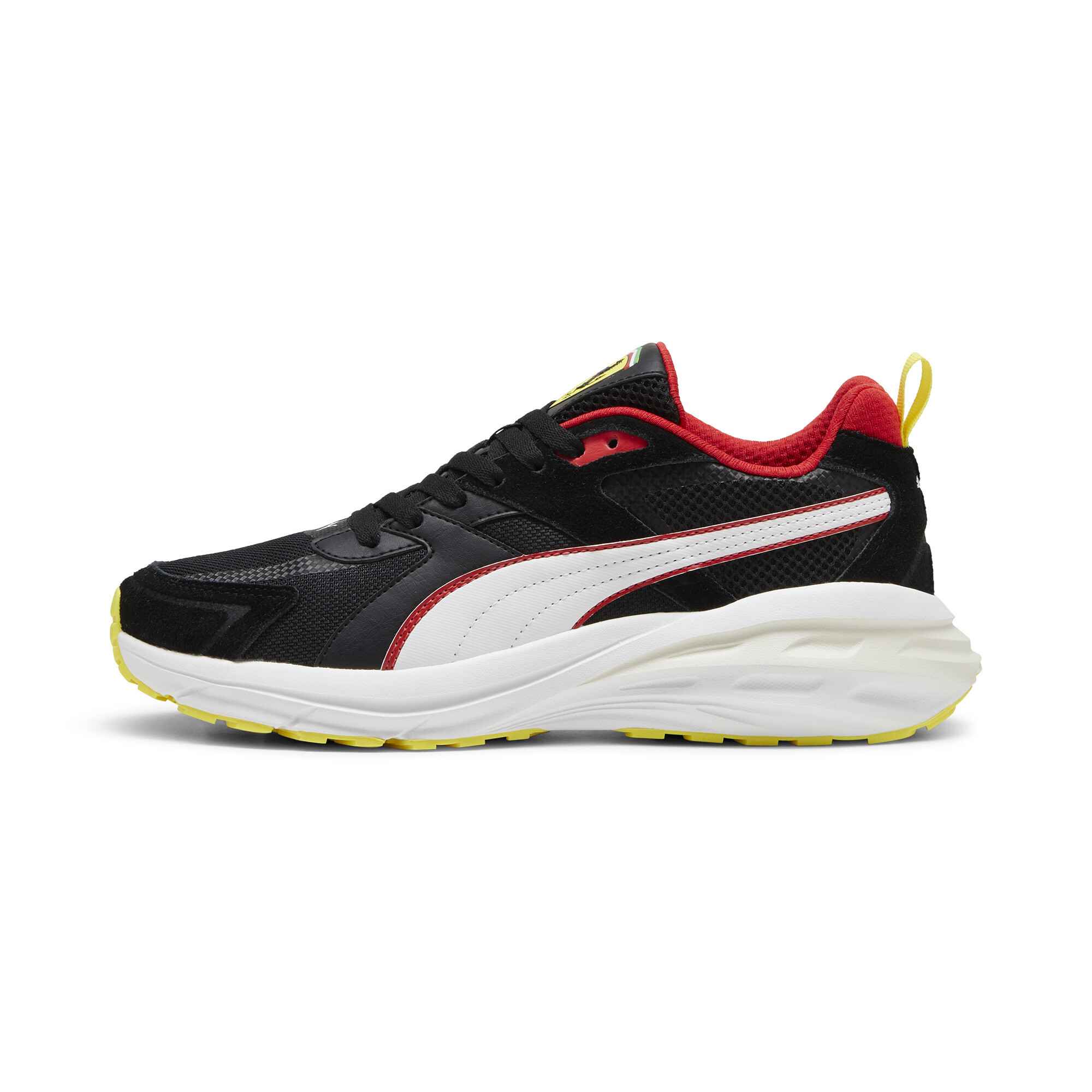 Puma Scuderia Ferrari HP Hypnotic Sneakers Unisex Schuhe | Mit Plain | Black/White/Speed Yellow | Größe: 37