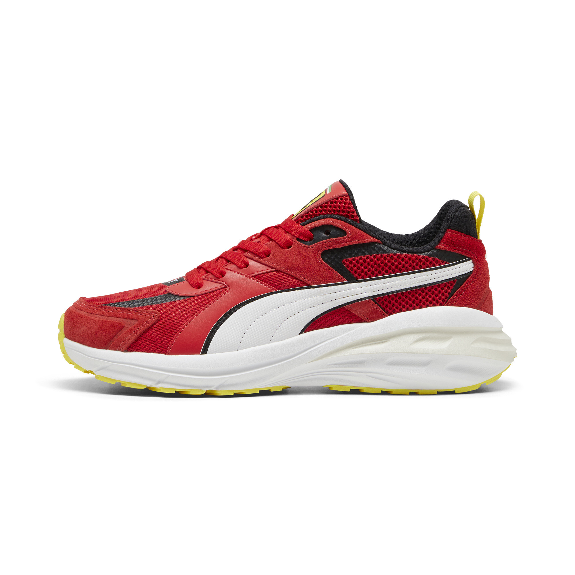 Puma Scuderia Ferrari HP Hypnotic Sneakers Unisex Schuhe | Mit Colorful | Rosso Corsa/White/Speed Yellow | Größe: 44