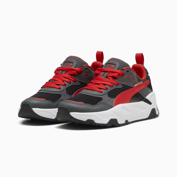 F1 Trinity Youth Sneakers, Shadow Gray-PUMA Black, large-MEX