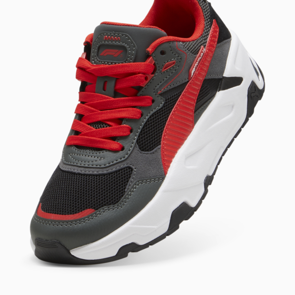 F1 Trinity Youth Sneakers, Shadow Gray-PUMA Black, large-MEX