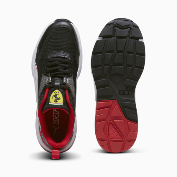 Zapatillas Ferrari VIS2K, PUMA Black-Rosso Corsa, large-ARG