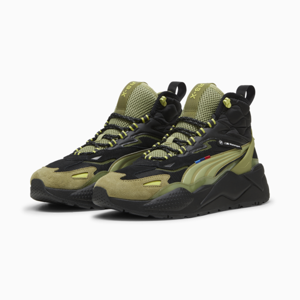 BMW M Motorsport RS-X Mid Sneakers Unisex, PUMA Black-Calming Green, large-ZAF