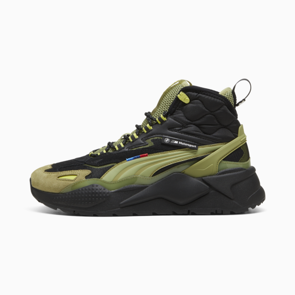 BMW M Motorsport RS-X Mid Sneakers Unisex, PUMA Black-Calming Green, large-ZAF