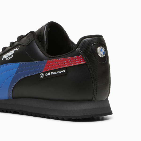 BMW M Motorsport Roma Via Sneakers Unisex, PUMA Black-Shadow Gray, large-MEX