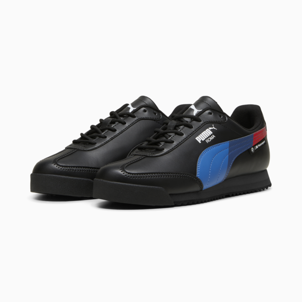 BMW M Motorsport Roma Via Sneakers Unisex, PUMA Black-Shadow Gray, large-MEX