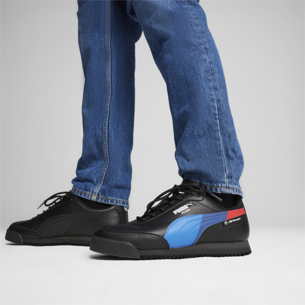 BMW M Motorsport Roma Via Sneakers Unisex, PUMA Black-Shadow Gray, large-MEX