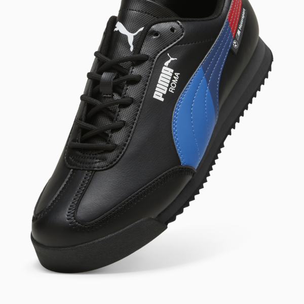 BMW M Motorsport Roma Via Sneakers Unisex, PUMA Black-Shadow Gray, large-MEX