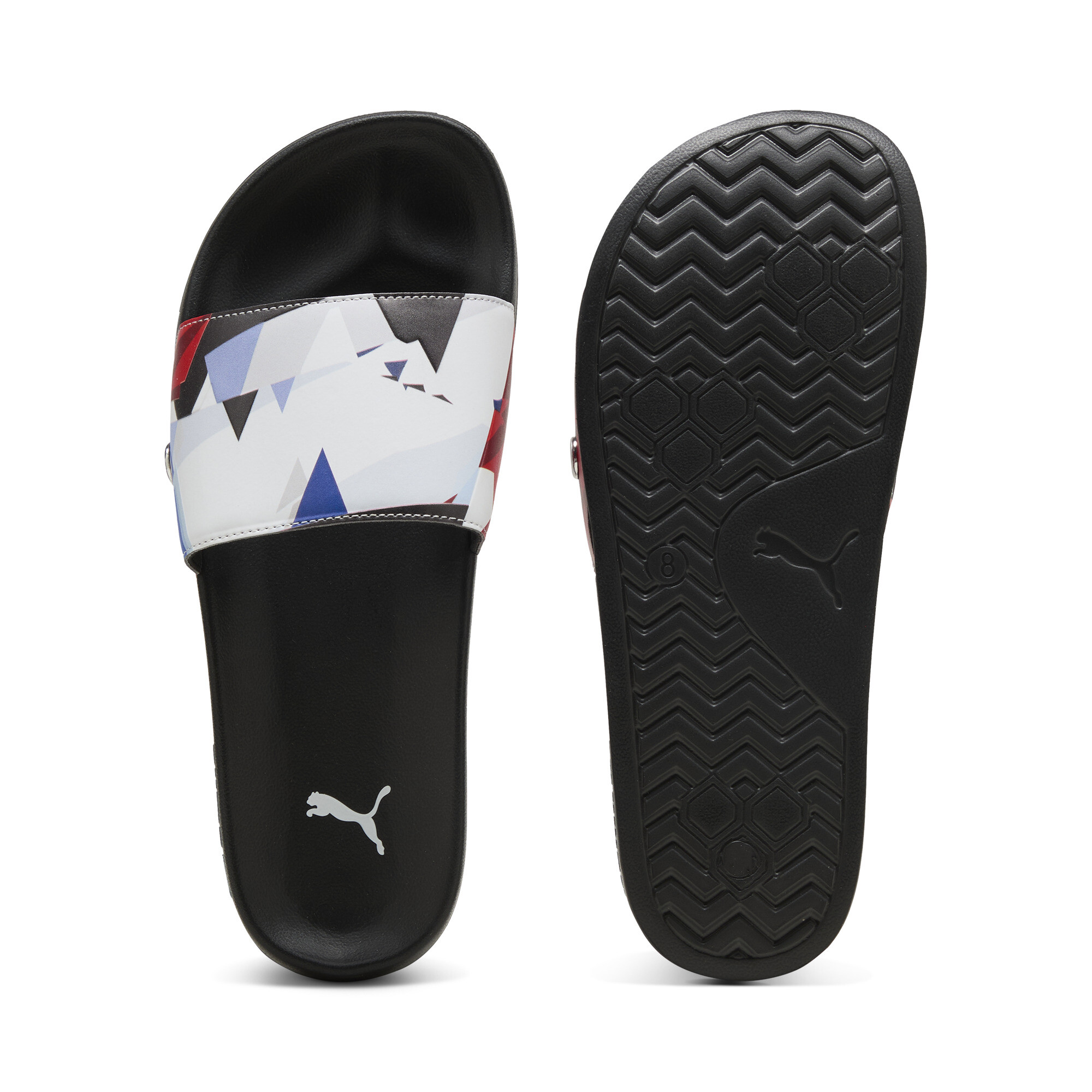 Puma BMW M Motorsport Leadcat 2.0 Slides Unisex | Mit Plain | Black | Größe: 48