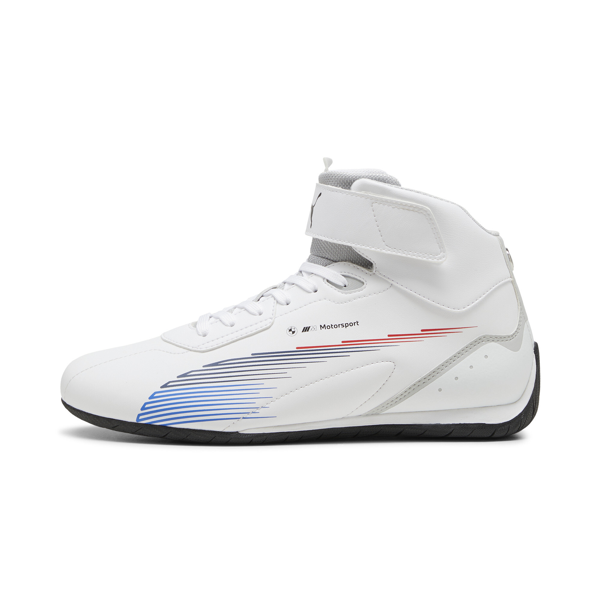 Puma BMW M Motorsport Neo Cat Mid 2.0 Shoes Unisex, White, Size 42.5, Shoes