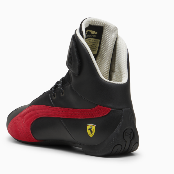 Scuderia Ferrari Future Cat Mid Sneakers, PUMA Black-Rosso Corsa, large-MEX