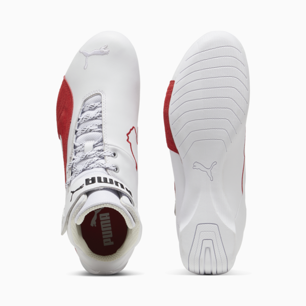Scuderia Ferrari Future Cat Mid Sneakers, PUMA White-Rosso Corsa, large-MEX