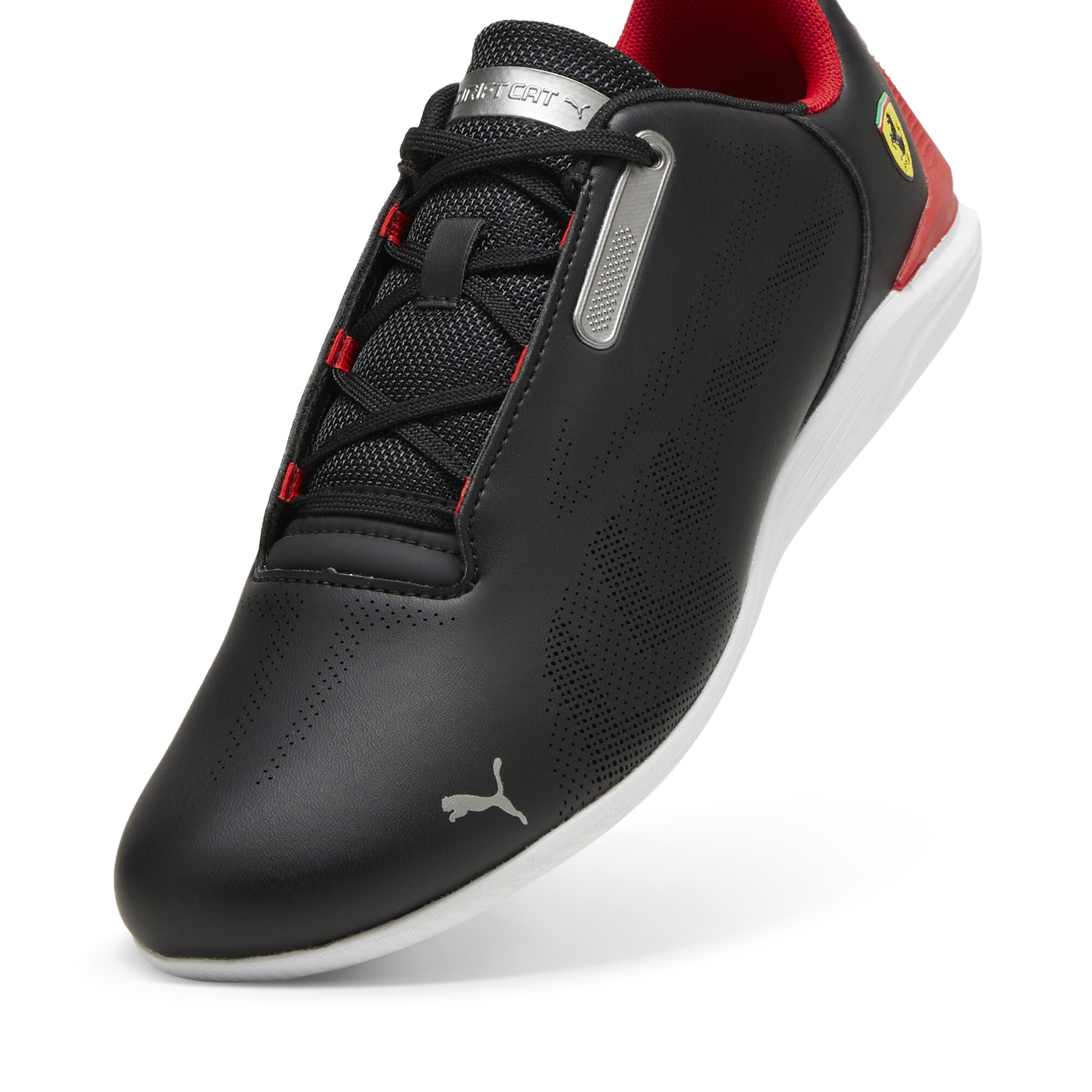 Scuderia Ferrari HP Drift Cat Decima 2.0 unisex sneakers voor Heren, Zwart/Rood, Maat 44,5 | PUMA