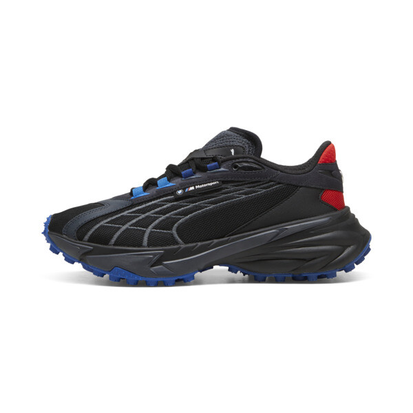 Puma Bmw M Motorsport Spirex Men's Sneakers In Black-cool Cobalt-pop Red