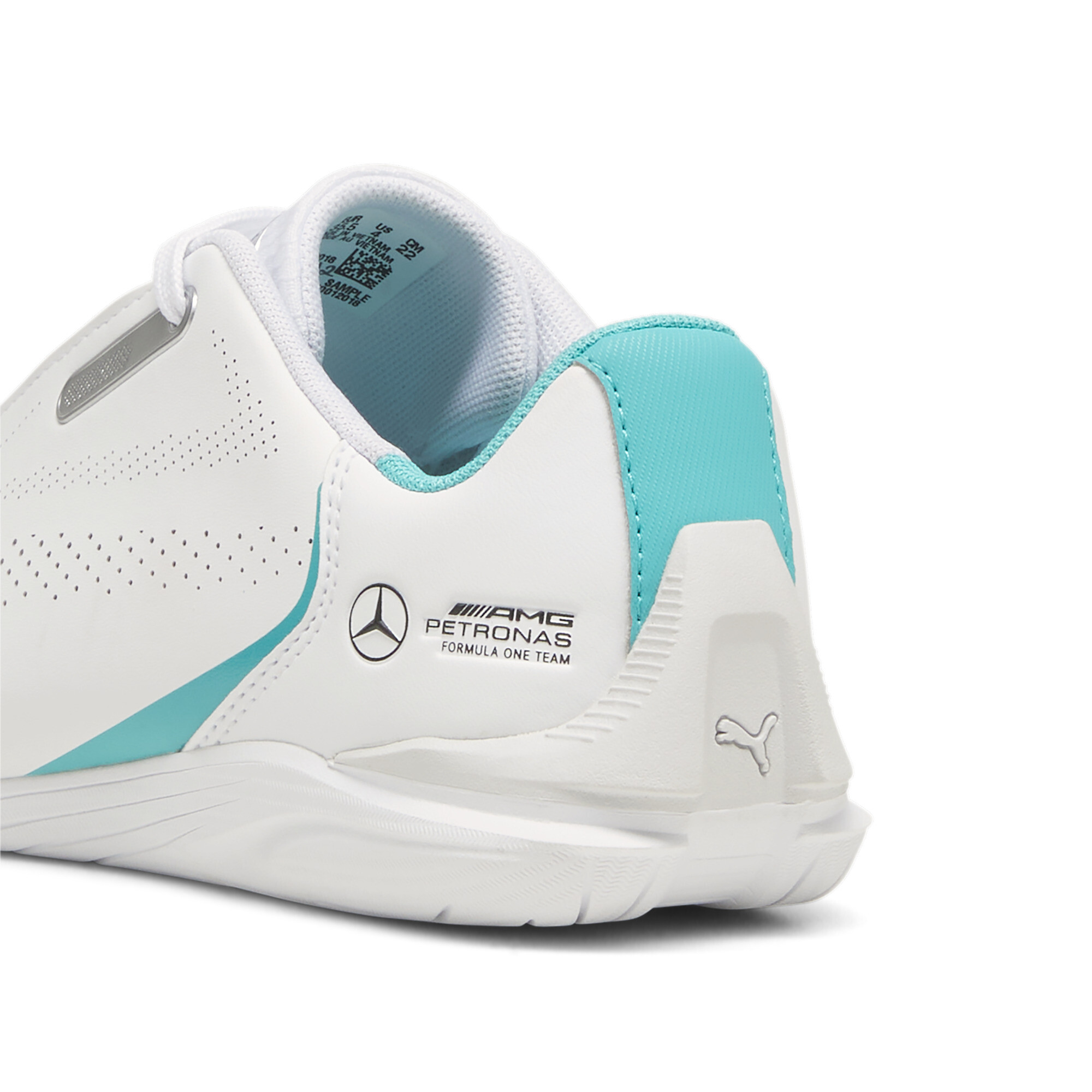 Men's Puma Mercedes-AMG Petronas F1® Drift Cat Decima 2.0 Sneakers Youth, White, Size 37, Shoes